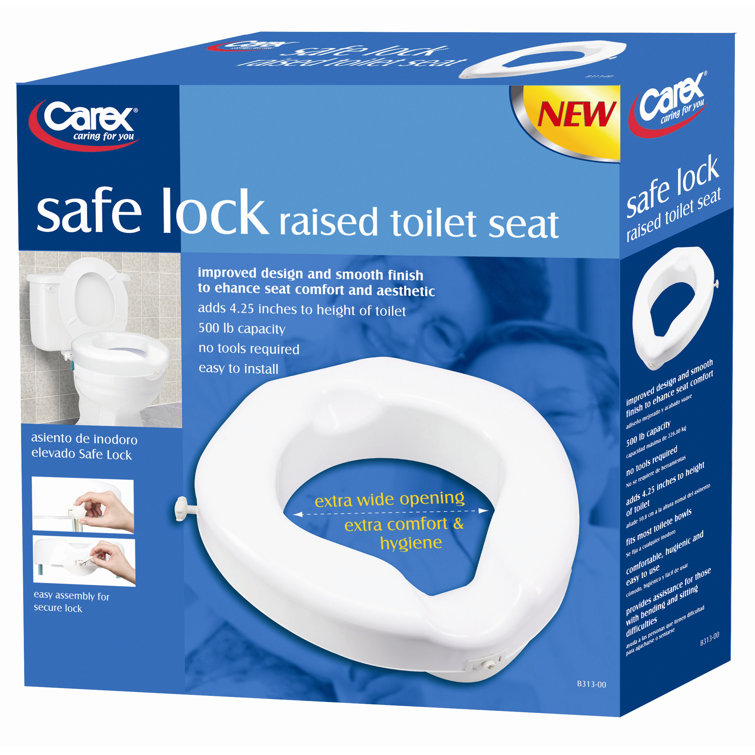 Carex Raised Toilet Seat Wayfair